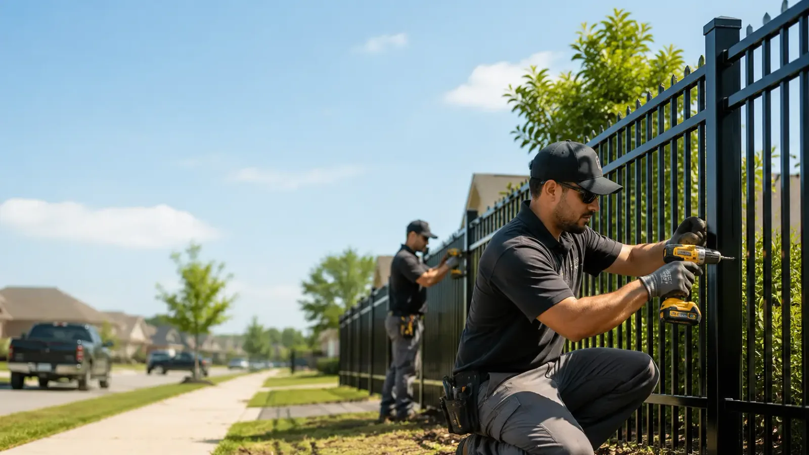 Metal Fence Installation in Schaumburg, IL